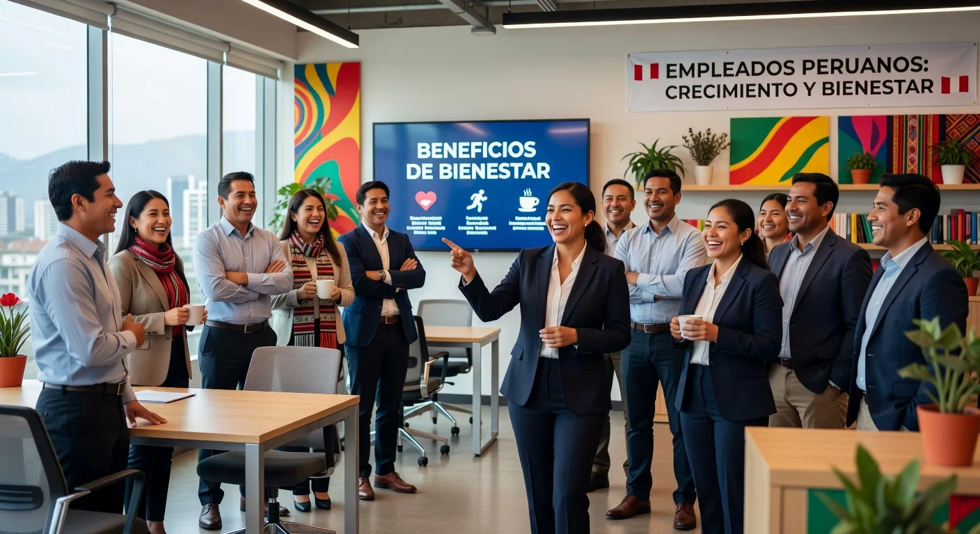 Trabajo Social en empresas de Perú: Legislación y Bienestar: Concepto visual